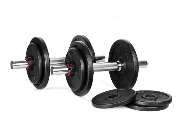 Dumbbells Isolated View — Stock Photo, Image