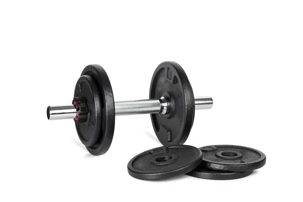 Dumbbells Isolated View — Stock Photo, Image