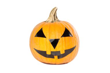 Bir kesim görünümünde Halloween kabak