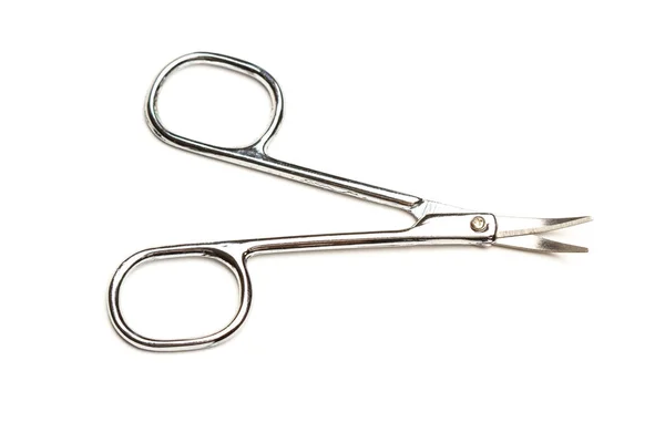 Manicure Scissors White Background — Stock Photo, Image