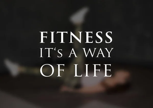 Fitness Motivation Citat För Bättre Träning — Stockfoto