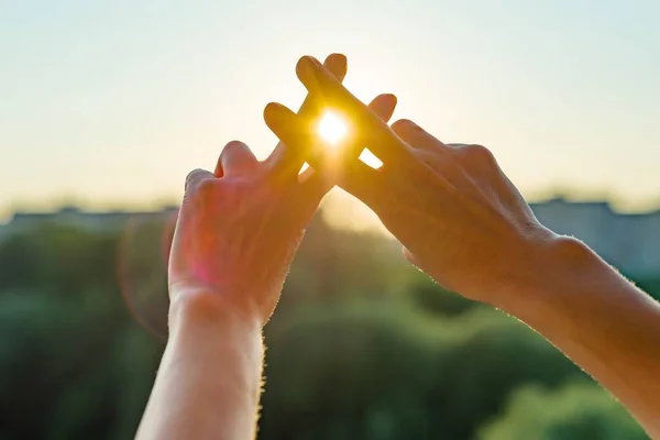 Hands Show Gesture Symbol Hashtag Viral Web Social Media Network — Stock Photo, Image