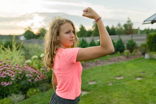 Menschen Kraft Ausdauer Kraft Gesundheit Sport Fitness Konzept Außenporträt Lächelnde — Stockfoto