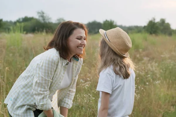 Happy Family Mother with Daughter in Nature, Woman Holding Small Newborn  Baby Chicks in Hands, Farm, Country Rustic Style Stock Photo - Image of  beautiful, animal: 150465730