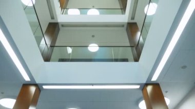 3 katlı ofis lobisinde tavanda görüntülemek