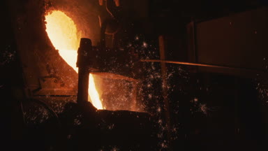 sıcak metal kova salonu yapım çelik dışarı dökülen