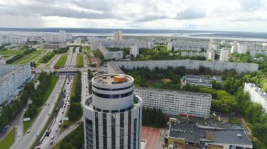 Park city arasında bina yuvarlak Merkez Ofis