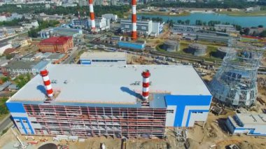 İstasyonu Gölü karşı Tower'da bina Isıtma