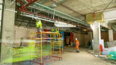 etkin iç modern alışveriş inşaat işleri