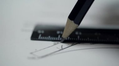 closeup Tasarımcısı noktalarında çizim kalem satırla bağlayan.