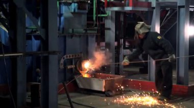 fırın erime metal koruyucu giyim işçi çalıştırmak