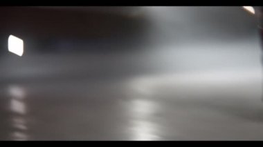 hokey oyuncusu büyük buz arenada disk ve çekim kapıları yol açar