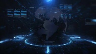 Dijital teknoloji ve bilim arka plan