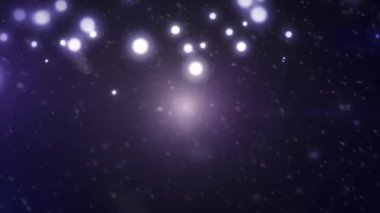 Noel mavi arka plan ile kar