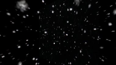 Kar, kar taneleri, kar, kar taneleri düşüyor, animasyon render 