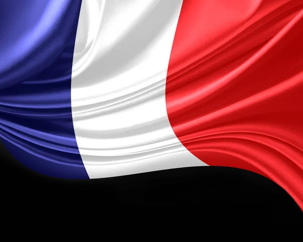Bendera Perancis Bendera Nasional Negara Dunia Berputar — Stok Foto