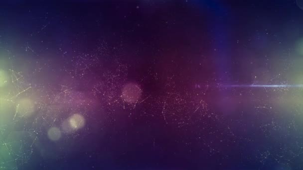 Чумацький Шлях Зоряне Скупчення Плазма Космосі — стокове відео