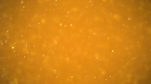 Goldstaubhintergrund Goldpartikelstaub Animation Hintergrund — Stockvideo