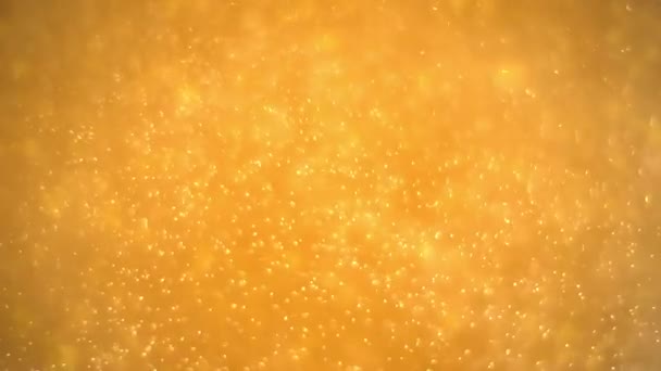 Golden Dust Background Golden Particles Dust Animation Background — Stock Video