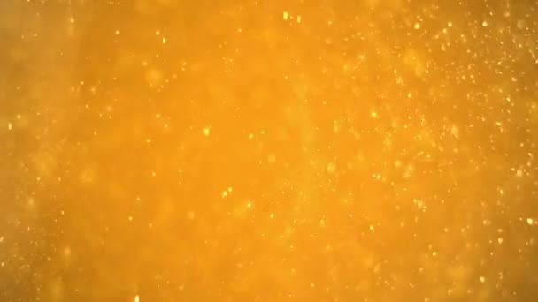 Fond de poussière dorée. Particules d'or poussière. Fond d'animation  