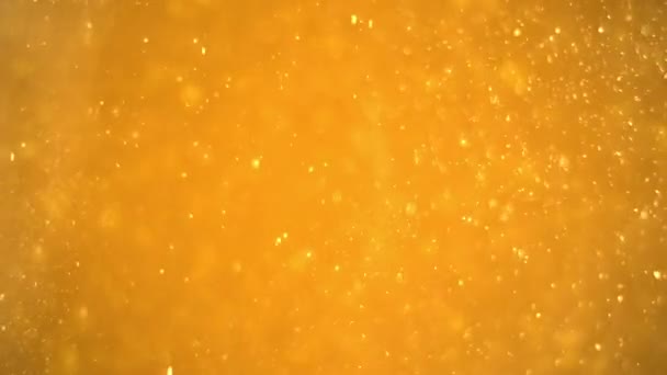 Golden Dust Background Golden Particles Dust Animation Background — Stock Video