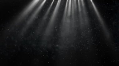 Güneş ışınları. Atmosfer. Toz parçacıkları. Animasyon arka plan 