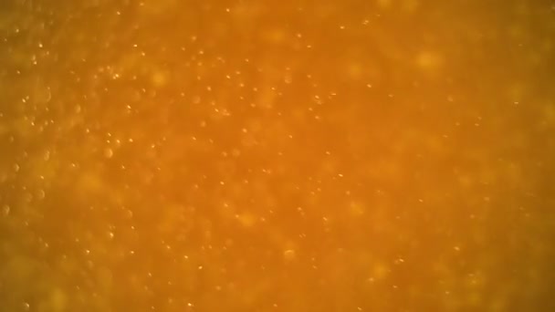Золотая Пыль Фон Золотая Пыль Частиц Анимационный Фон — стоковое видео