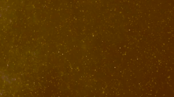 Fond de poussière dorée. Particules d'or poussière. Fond d'animation  