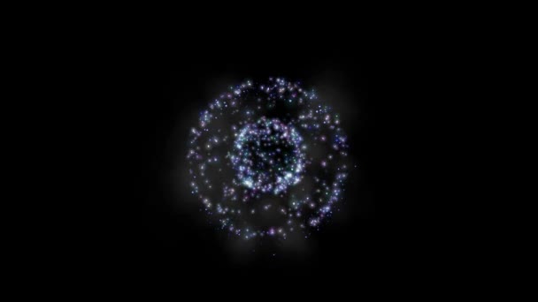 Feu d'artifice coloré sur fond noir