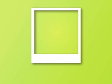 Metin ve yumuşak gölge için alan içeren fotoğraf çerçeveleri. Illüstrasyon