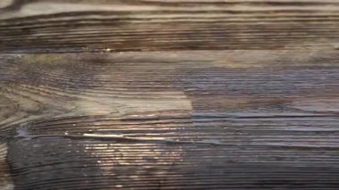 Yağlı boya ile fırça ile eski ahşap planken Boyama 