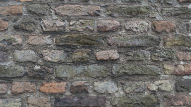 Tuğla ve tuğla işi. Eski tuğla duvarın dokusu