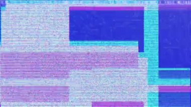 Görsel video efektleri gürültü arka plan monitörü ses arızası efekti. Arıza gürültüsü statik televizyon