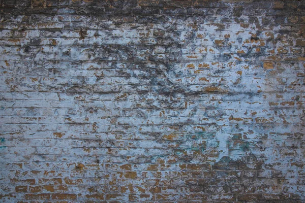 古旧的砖墙结构 破旧的建筑立面 设计的背景 — 图库照片