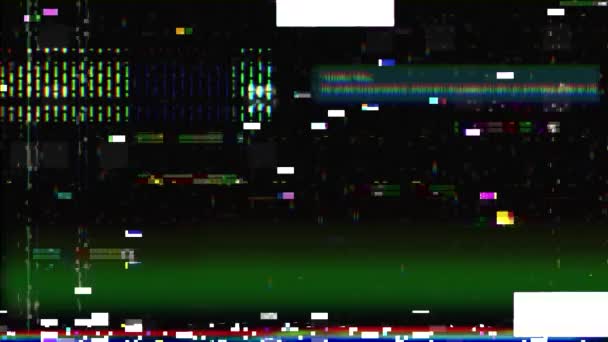 Bruit scintillant. Code chaotique. Effet de transition d'arrière-plan vidéo pour l'intro et le logo de montage vidéo 