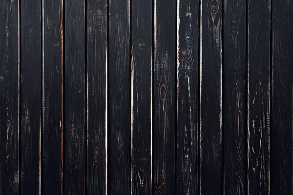 Shabby Dunkle Holztischoberfläche Schwarzer Holz Hintergrund Oder Textur — Stockfoto