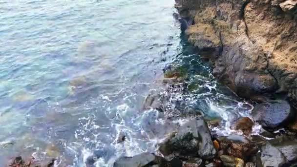 Indah Tampilan Laut Biru — Stok Video