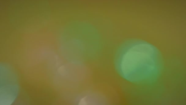 Abstrato Luzes Festivas Desfocadas Isolados Com Bokeh Espumante Fundo Bokeh — Vídeo de Stock