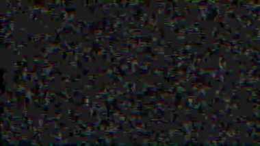 Arıza ve Gürültü Sinyal Koleksiyonu. Çürüme sinyali. Televizyon gürültüsü sinyali koleksiyonu. Retro piksel televizyon hatası video hasarı. Soyut arkaplan
