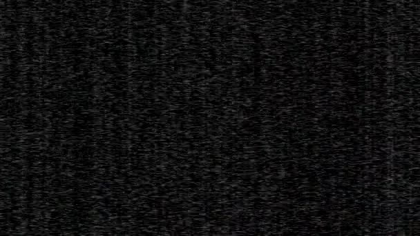Колекція Сигналів Глюка Шуму Сигнал Розпаду Телевізійний Шумовий Сигнал Колекції — стокове відео