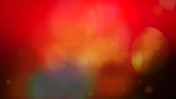 Luci Festive Natalizie Sfocate Con Bokeh — Video Stock