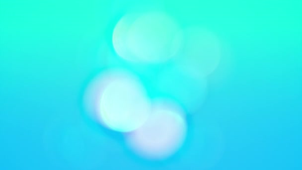 Círculos Desfocados Bokeh Partículas Luzes Brilho Abstrato — Vídeo de Stock