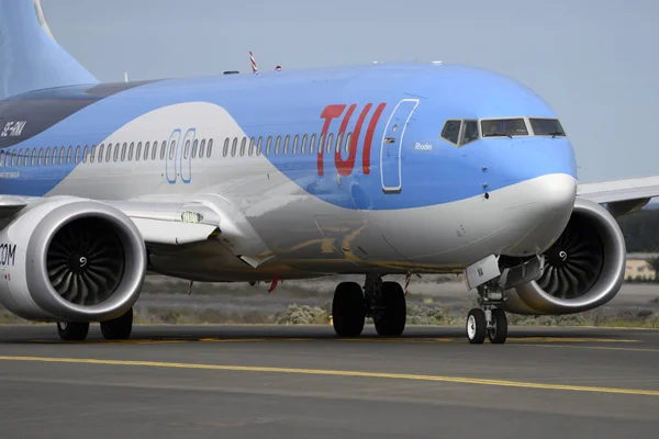 Las Palmas Novembre Boeing 737 Max Tui Avec Ses Impressionnants — Photo