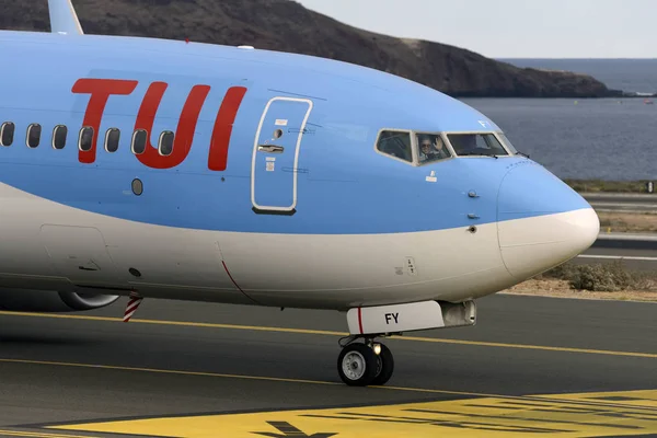 Las Palmas Novembre Boeing 737 8K5 Tui Voie Circulation Premier — Photo