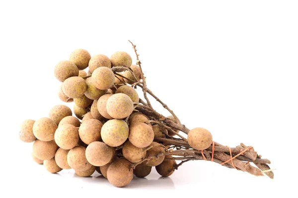 Longan Fresco Sobre Fondo Blanco —  Fotos de Stock