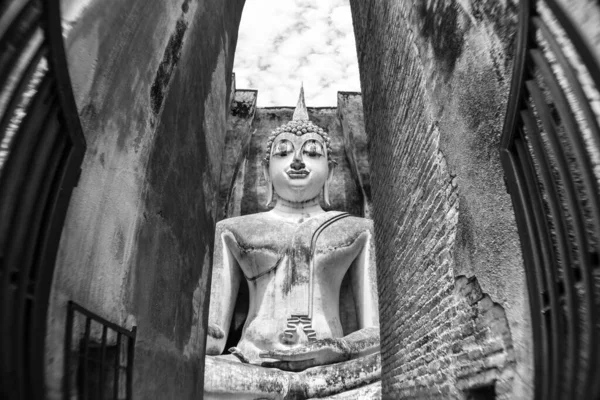 Estatua Buddha Wat Phra Mahathat Bangkok Tailandia — Foto de Stock