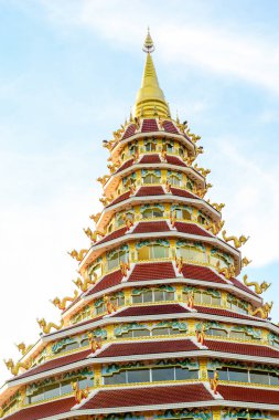 Wat phra kaew, Bangkok, Tayland 'daki altın pagoda