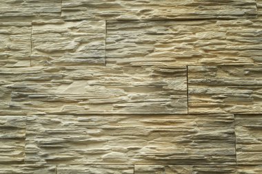 Vintage ton stili ve dikey çerçeve, dış mimari tasarım konsepti kumtaşı tuğla duvar arka plan soyut desen kadar yakın