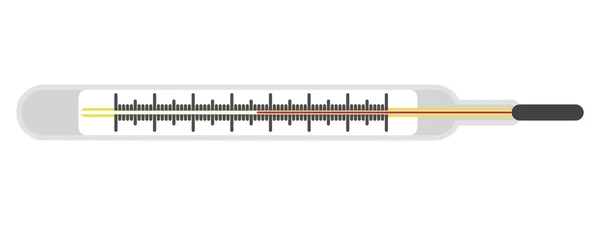 温度计度数装置扁平式 图片说明 — 图库照片
