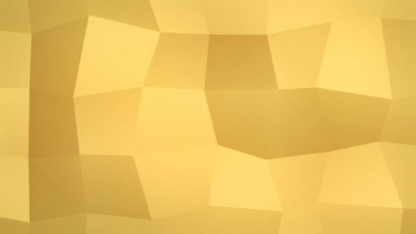 Goldener Geometrischer Hintergrund Abstrakter Dynamischer Bewegung — Stockvideo